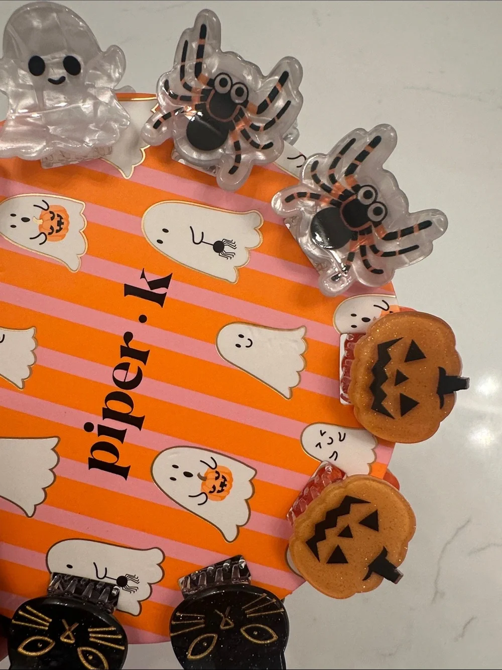 NWT Piper K Halloween Mini Hair Claw Clips Set of 10